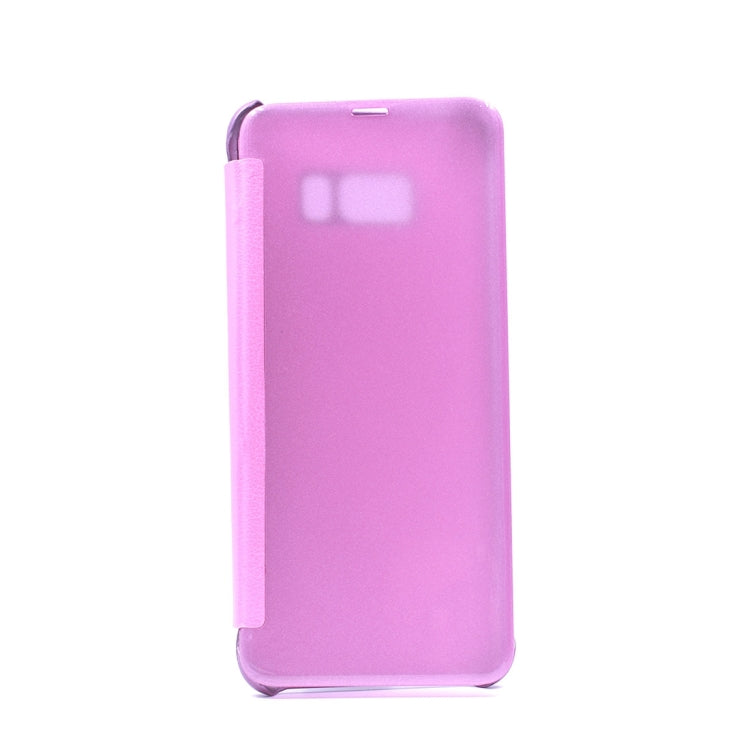 For Galaxy S8 PU + PC High Transparency Frosted Horizontal Flip Leather Case with Sleep / Wake-up Function