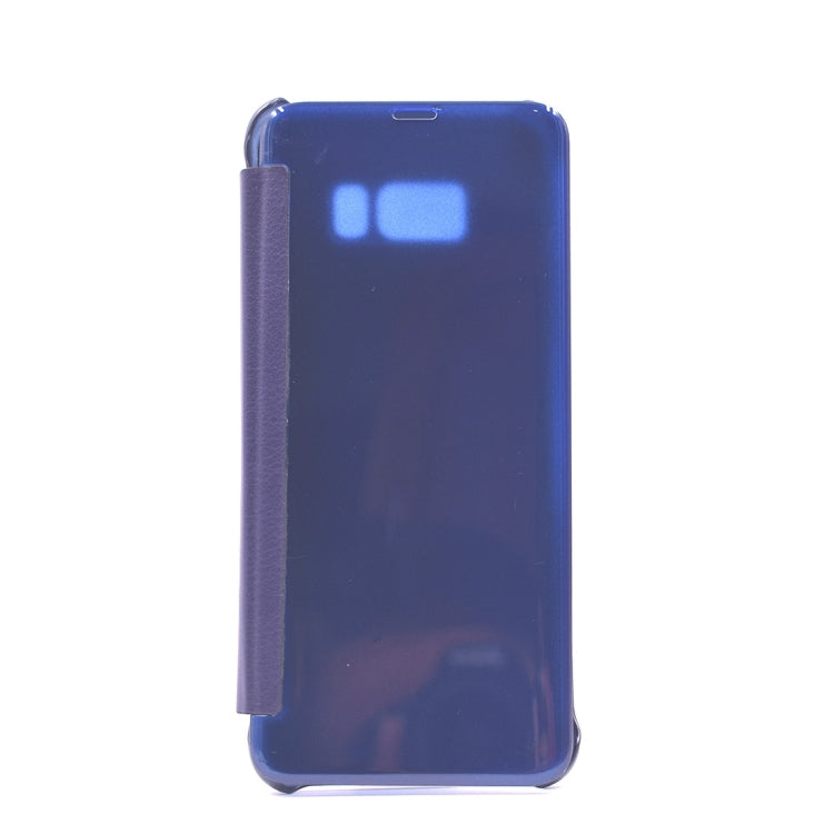 For Galaxy S8+ / G9550 PU + PC High Transparency Frosted Horizontal Flip Leather Case with Sleep / Wake-up Function