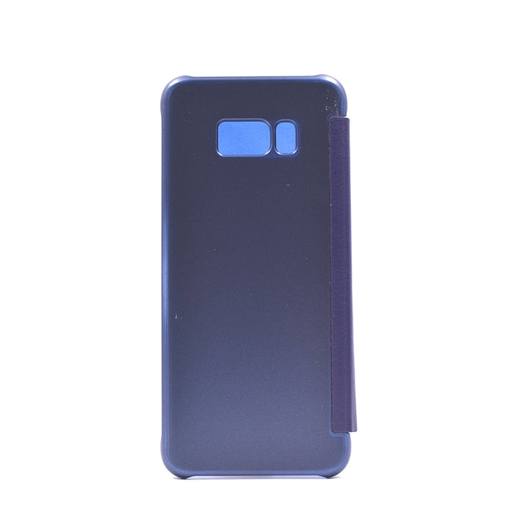 For Galaxy S8+ / G9550 PU + PC High Transparency Frosted Horizontal Flip Leather Case with Sleep / Wake-up Function