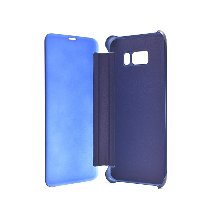 For Galaxy S8+ / G9550 PU + PC High Transparency Frosted Horizontal Flip Leather Case with Sleep / Wake-up Function