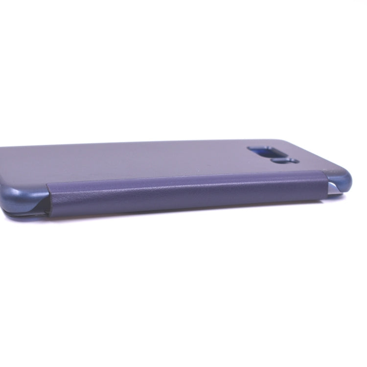 For Galaxy S8+ / G9550 PU + PC High Transparency Frosted Horizontal Flip Leather Case with Sleep / Wake-up Function