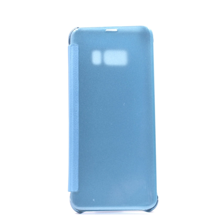 For Galaxy S8+ / G9550 PU + PC High Transparency Frosted Horizontal Flip Leather Case with Sleep / Wake-up Function