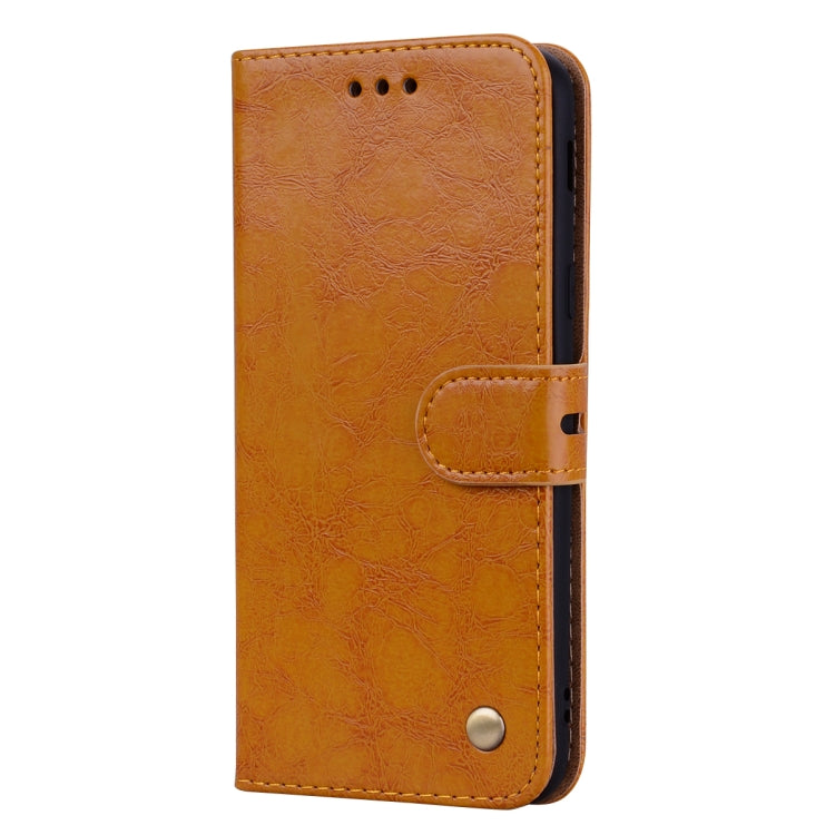 Business Style Oil Wax Texture Horizontal Flip Leather Case for Galaxy A6 (2018), with Holder & Card Slots & Wallet