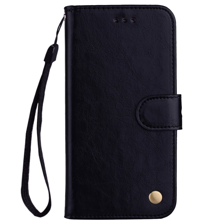 Business Style Oil Wax Texture Horizontal Flip Leather Case for Galaxy J6 (EU Version) (2018), with Holder & Card Slots & Wallet