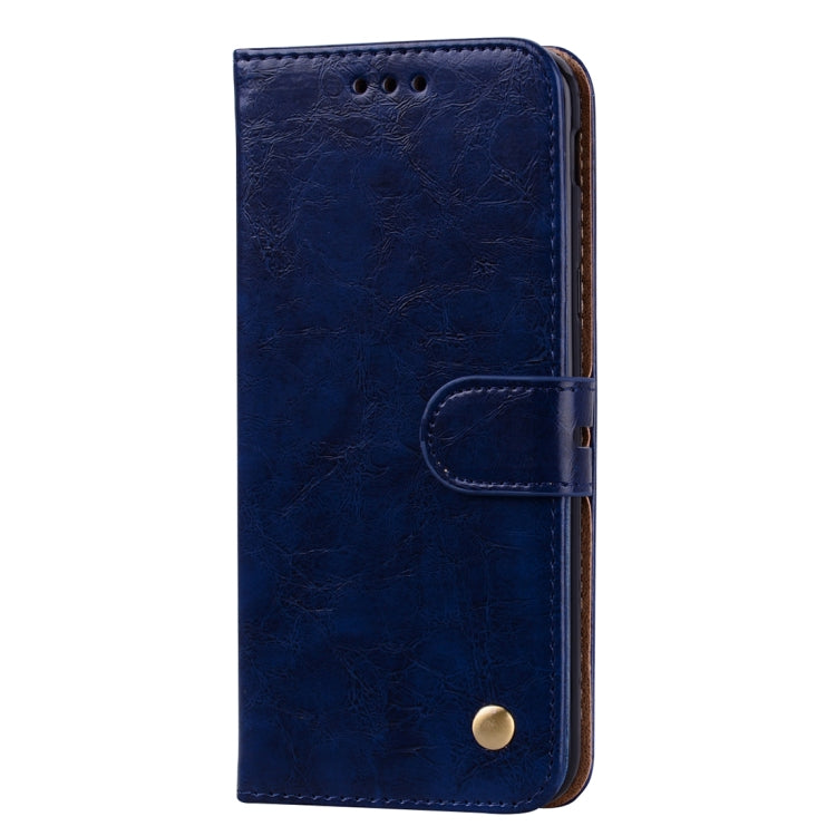 Business Style Oil Wax Texture Horizontal Flip Leather Case for Galaxy J6 (EU Version) (2018), with Holder & Card Slots & Wallet