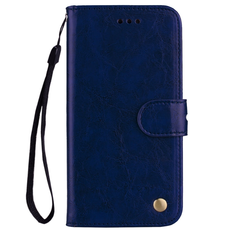 Business Style Oil Wax Texture Horizontal Flip Leather Case for Galaxy J4 (EU Version) (2018), with Holder & Card Slots & Wallet