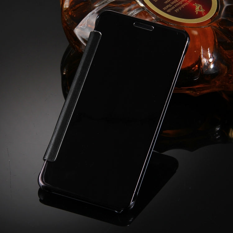 For Galaxy A3 (2017) / A320 Plating Mirror Horizontal Flip Leather Case with Sleep / Wake-up Function