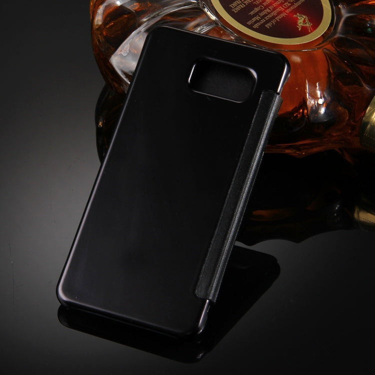 For Galaxy A3 (2017) / A320 Plating Mirror Horizontal Flip Leather Case with Sleep / Wake-up Function