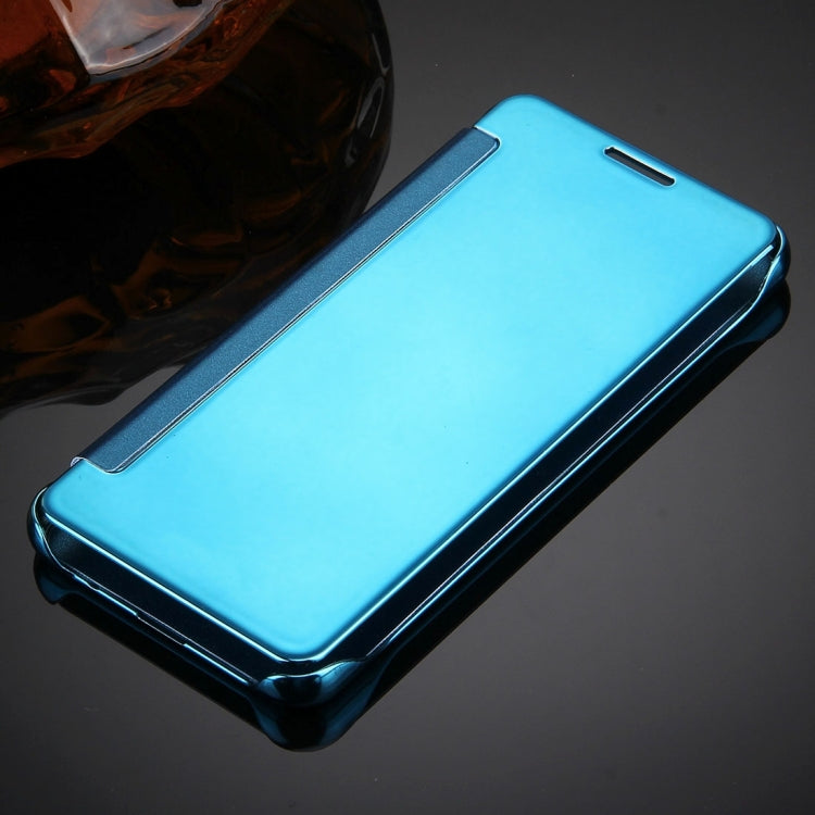 For Galaxy A3 (2017) / A320 Plating Mirror Horizontal Flip Leather Case with Sleep / Wake-up Function