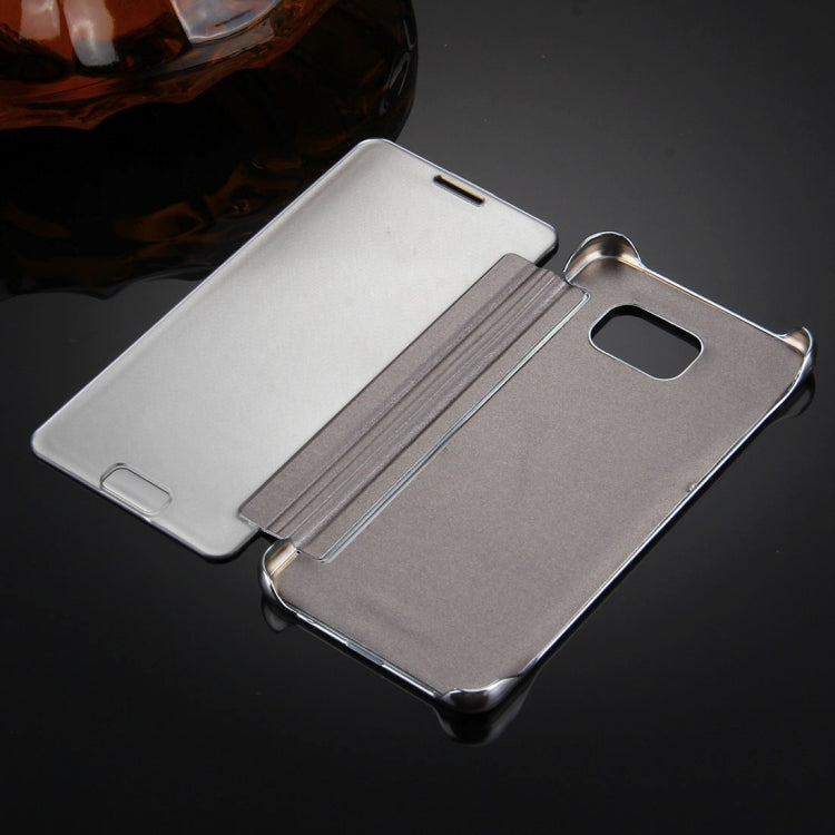 For Galaxy A3 (2017) / A320 Plating Mirror Horizontal Flip Leather Case with Sleep / Wake-up Function