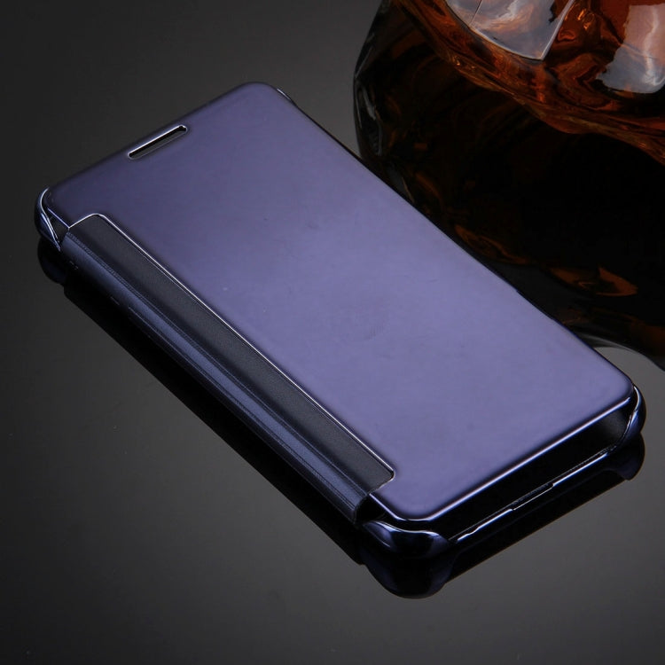 For Galaxy A5 (2017) / A520 Plating Mirror Horizontal Flip Leather Case with Sleep / Wake-up Function