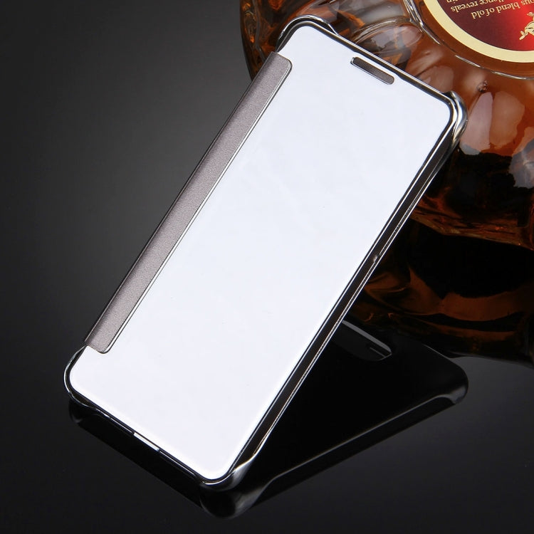 For Galaxy A5 (2017) / A520 Plating Mirror Horizontal Flip Leather Case with Sleep / Wake-up Function