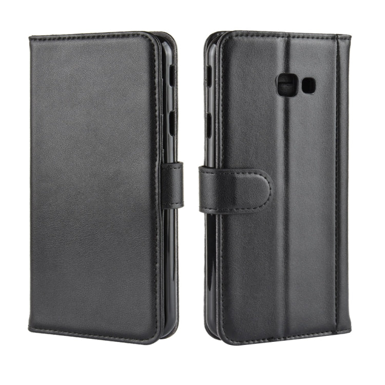 Horizontal Flip Genuine Leather Case for Galaxy J4+ / J4 plus / J415F, with Card Slots & Holder & Wallet