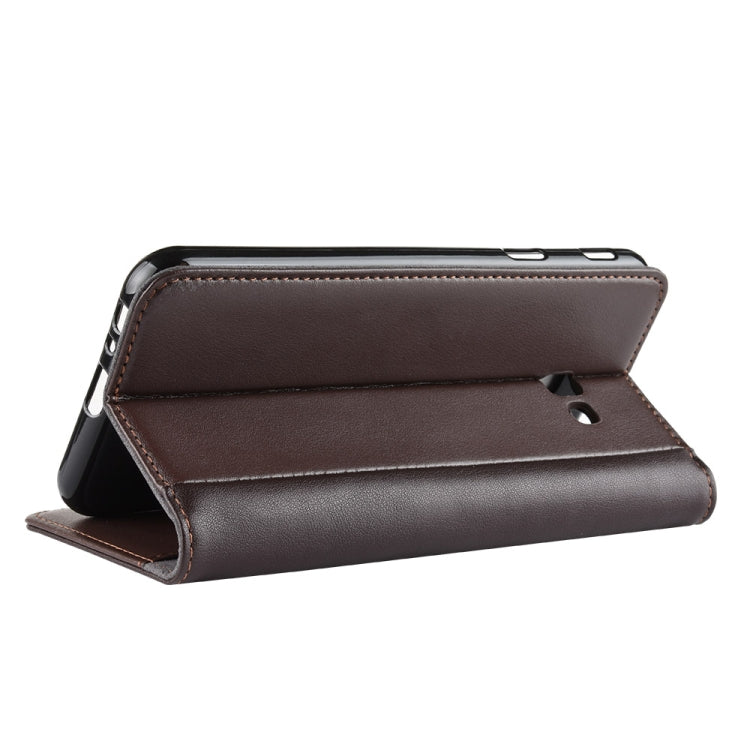 Horizontal Flip Genuine Leather Case for Galaxy J4+ / J4 plus / J415F, with Card Slots & Holder & Wallet