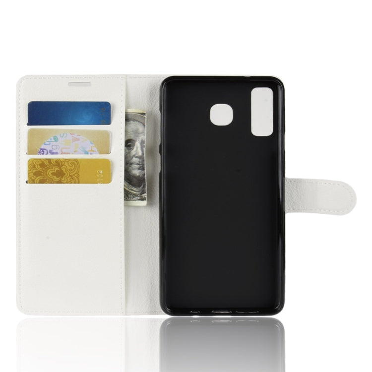 Litchi Texture Horizontal Flip Leather Case for Galaxy A9 Star / A8 Star, with Wallet & Holder & Card Slots