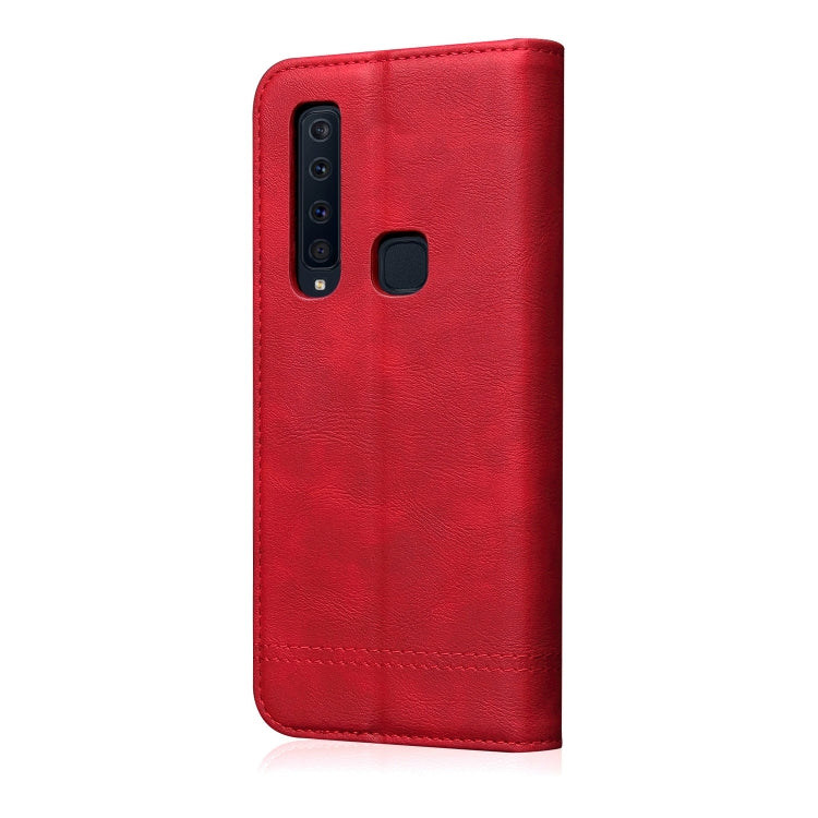 Casual Style Retro Crazy Horse Texture Horizontal Flip Leather Case for Galaxy A9 (2018) / A9s, with Card Slots & Holder & Wallet