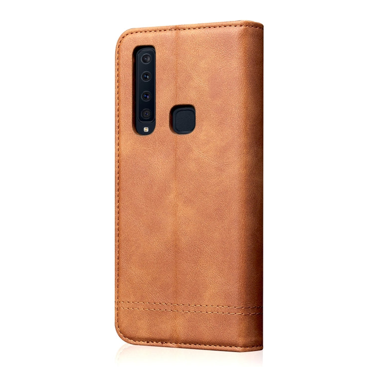 Casual Style Retro Crazy Horse Texture Horizontal Flip Leather Case for Galaxy A9 (2018) / A9s, with Card Slots & Holder & Wallet
