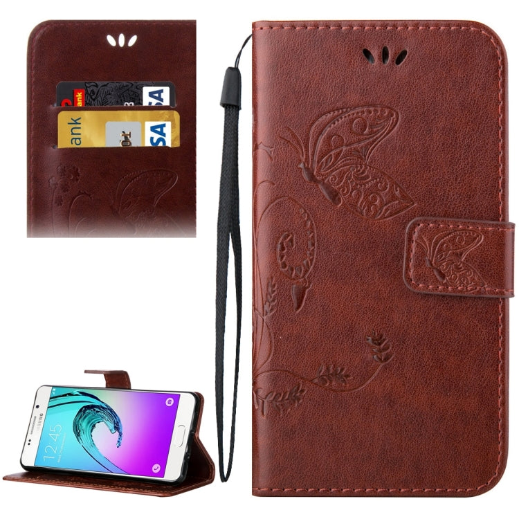 For Galaxy A3 (2016) / A310 Crazy Horse Texture Printing Horizontal Flip Leather Case with Holder & Card Slots & Wallet & Lanyard