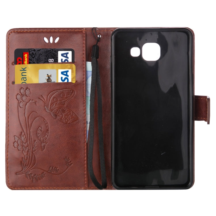 For Galaxy A3 (2016) / A310 Crazy Horse Texture Printing Horizontal Flip Leather Case with Holder & Card Slots & Wallet & Lanyard