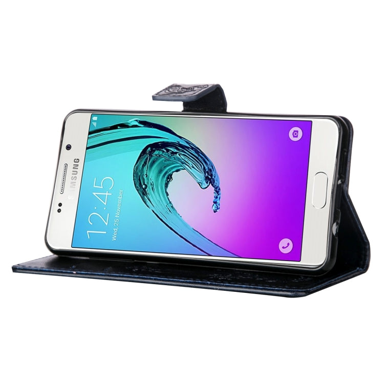 For Galaxy A3 (2016) / A310 Crazy Horse Texture Printing Horizontal Flip Leather Case with Holder & Card Slots & Wallet & Lanyard