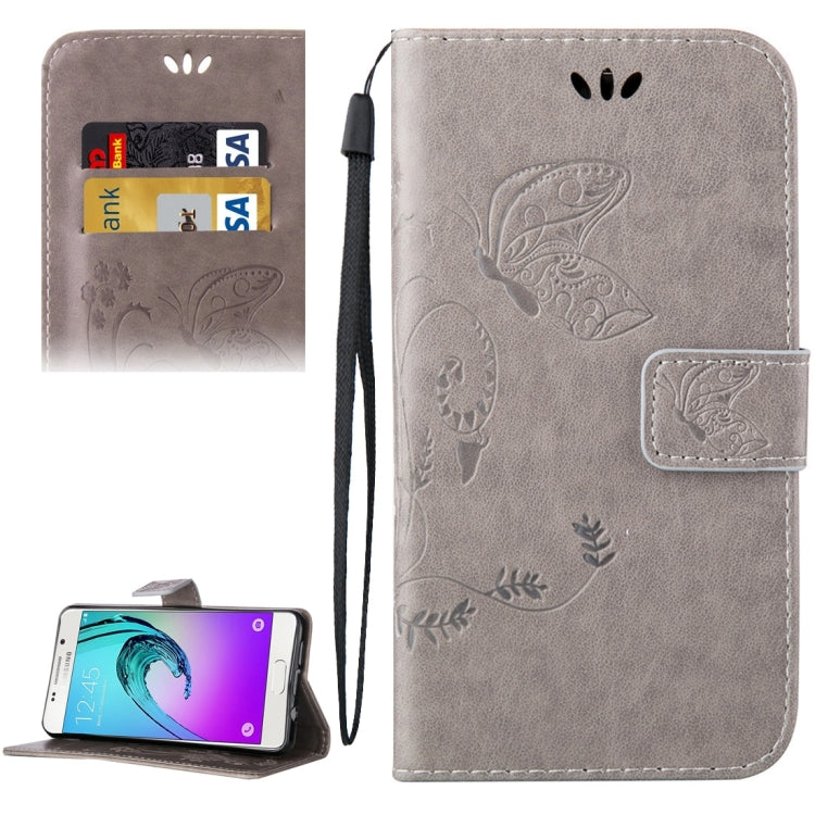 For Galaxy A3 (2016) / A310 Crazy Horse Texture Printing Horizontal Flip Leather Case with Holder & Card Slots & Wallet & Lanyard