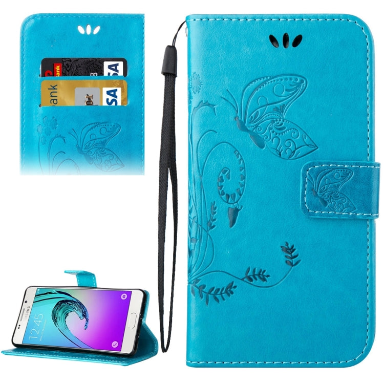 For Galaxy A3 (2016) / A310 Crazy Horse Texture Printing Horizontal Flip Leather Case with Holder & Card Slots & Wallet & Lanyard