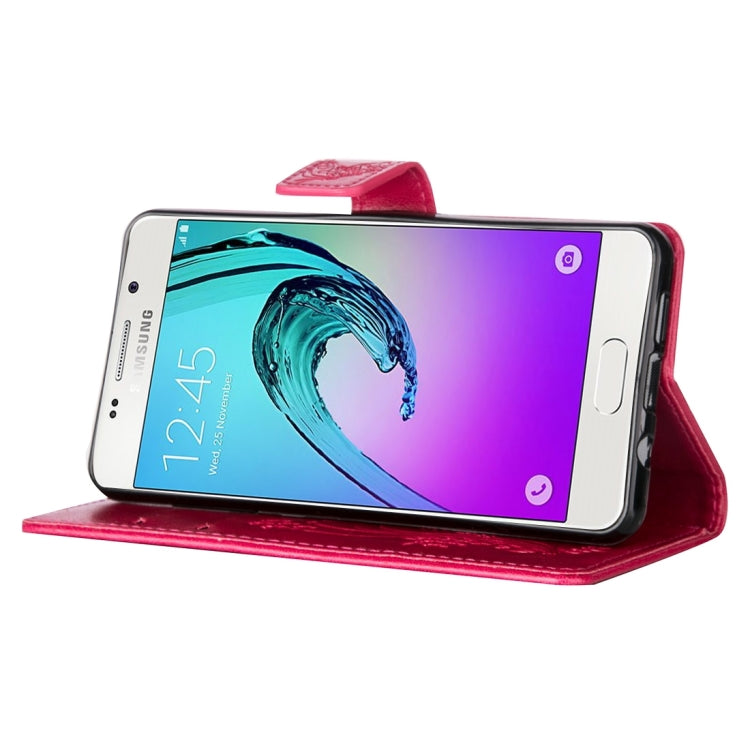 For Galaxy A3 (2016) / A310 Crazy Horse Texture Printing Horizontal Flip Leather Case with Holder & Card Slots & Wallet & Lanyard