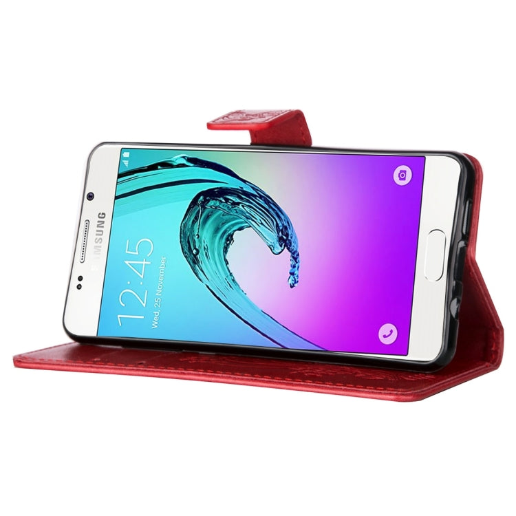 For Galaxy A3 (2016) / A310 Crazy Horse Texture Printing Horizontal Flip Leather Case with Holder & Card Slots & Wallet & Lanyard