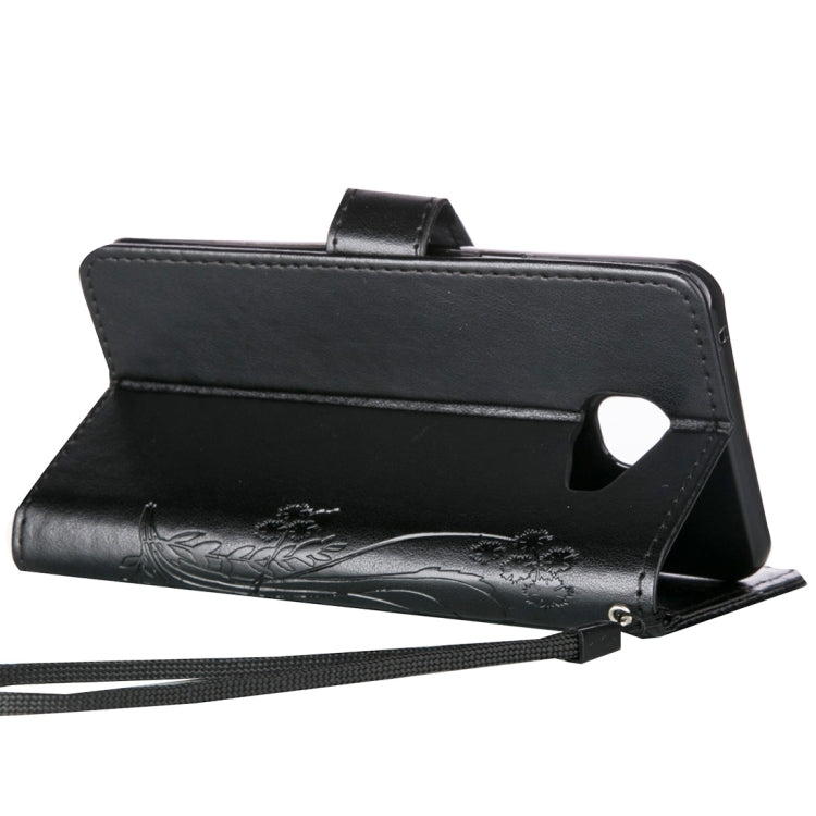 For Galaxy A5 (2016) / A510 Crazy Horse Texture Printing Horizontal Flip Leather Case with Holder & Card Slots & Wallet & Lanyard