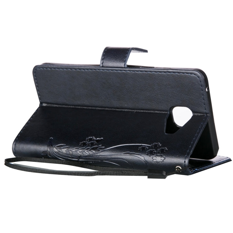 For Galaxy A5 (2016) / A510 Crazy Horse Texture Printing Horizontal Flip Leather Case with Holder & Card Slots & Wallet & Lanyard