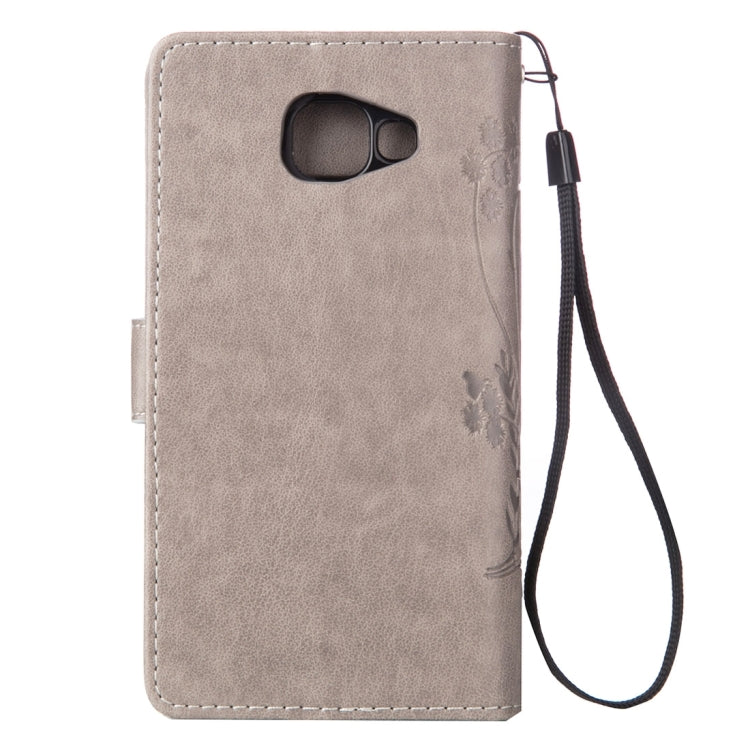 For Galaxy A5 (2016) / A510 Crazy Horse Texture Printing Horizontal Flip Leather Case with Holder & Card Slots & Wallet & Lanyard