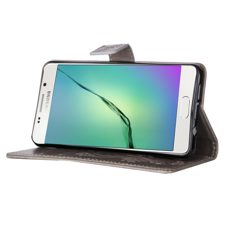 For Galaxy A5 (2016) / A510 Crazy Horse Texture Printing Horizontal Flip Leather Case with Holder & Card Slots & Wallet & Lanyard