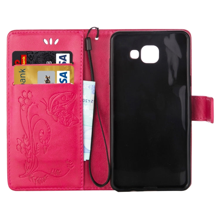 For Galaxy A5 (2016) / A510 Crazy Horse Texture Printing Horizontal Flip Leather Case with Holder & Card Slots & Wallet & Lanyard