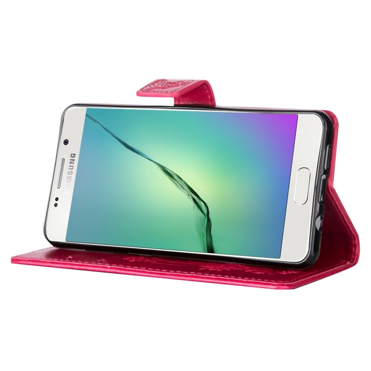For Galaxy A5 (2016) / A510 Crazy Horse Texture Printing Horizontal Flip Leather Case with Holder & Card Slots & Wallet & Lanyard