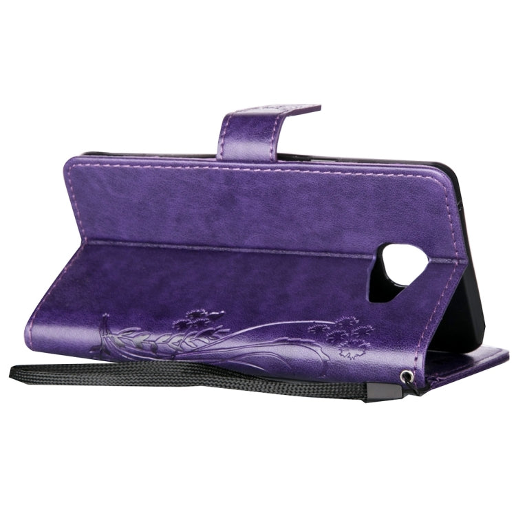 For Galaxy A5 (2016) / A510 Crazy Horse Texture Printing Horizontal Flip Leather Case with Holder & Card Slots & Wallet & Lanyard