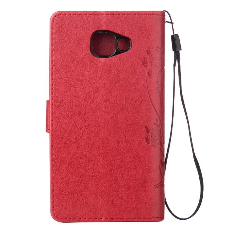 For Galaxy A5 (2016) / A510 Crazy Horse Texture Printing Horizontal Flip Leather Case with Holder & Card Slots & Wallet & Lanyard
