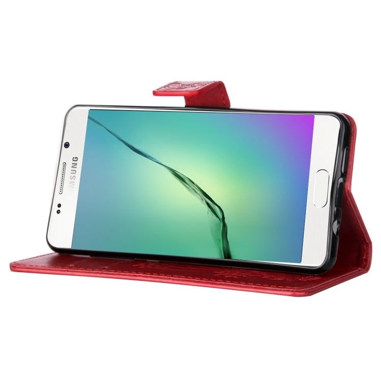 For Galaxy A5 (2016) / A510 Crazy Horse Texture Printing Horizontal Flip Leather Case with Holder & Card Slots & Wallet & Lanyard