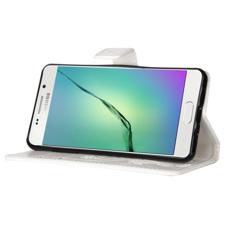 For Galaxy A5 (2016) / A510 Crazy Horse Texture Printing Horizontal Flip Leather Case with Holder & Card Slots & Wallet & Lanyard