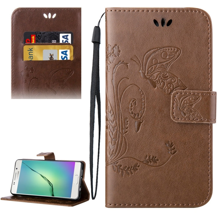 For Galaxy A5 (2016) / A510 Crazy Horse Texture Printing Horizontal Flip Leather Case with Holder & Card Slots & Wallet & Lanyard