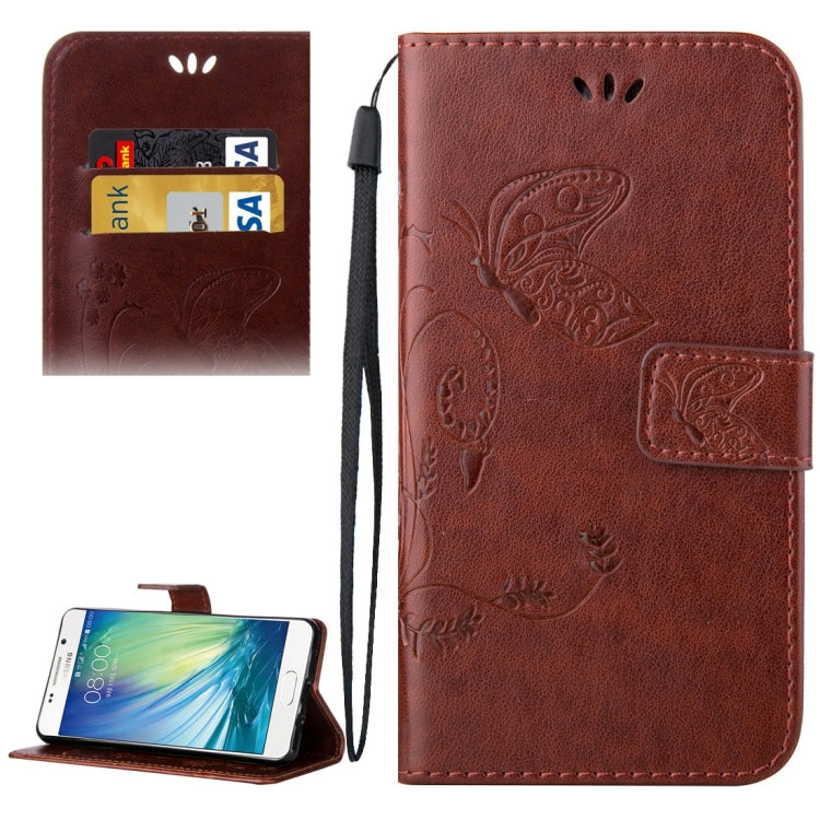 For Galaxy A7 (2016) / A710 Crazy Horse Texture Printing Horizontal Flip Leather Case with Holder & Card Slots & Wallet & Lanyard