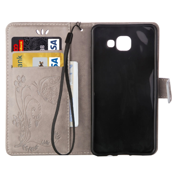For Galaxy A7 (2016) / A710 Crazy Horse Texture Printing Horizontal Flip Leather Case with Holder & Card Slots & Wallet & Lanyard