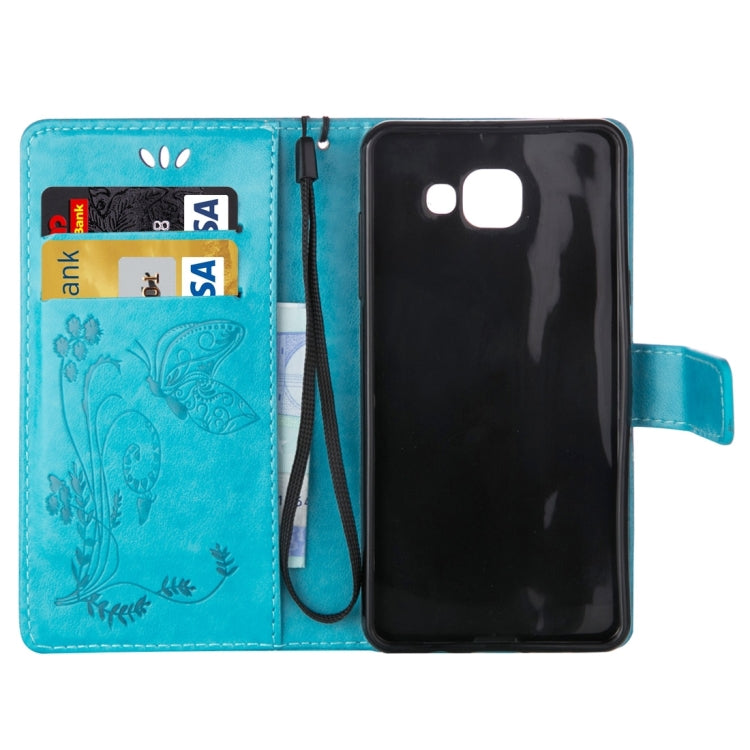 For Galaxy A7 (2016) / A710 Crazy Horse Texture Printing Horizontal Flip Leather Case with Holder & Card Slots & Wallet & Lanyard