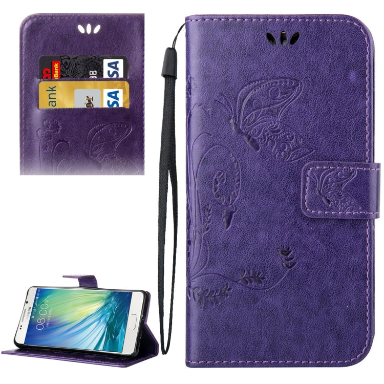 For Galaxy A7 (2016) / A710 Crazy Horse Texture Printing Horizontal Flip Leather Case with Holder & Card Slots & Wallet & Lanyard