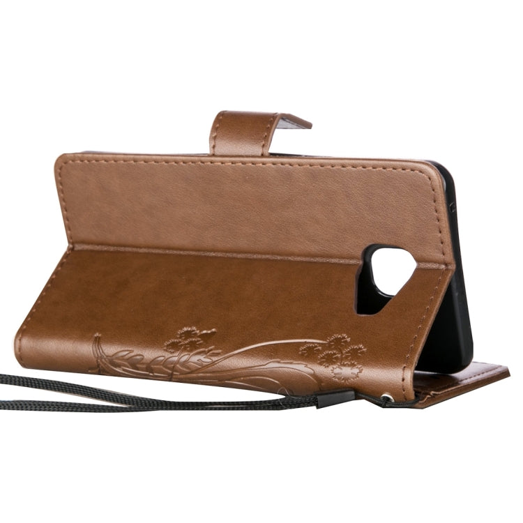 For Galaxy A7 (2016) / A710 Crazy Horse Texture Printing Horizontal Flip Leather Case with Holder & Card Slots & Wallet & Lanyard