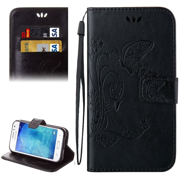 For Galaxy J1 Ace / J110 Crazy Horse Texture Printing Horizontal Flip Leather Case with Holder & Card Slots & Wallet & Lanyard