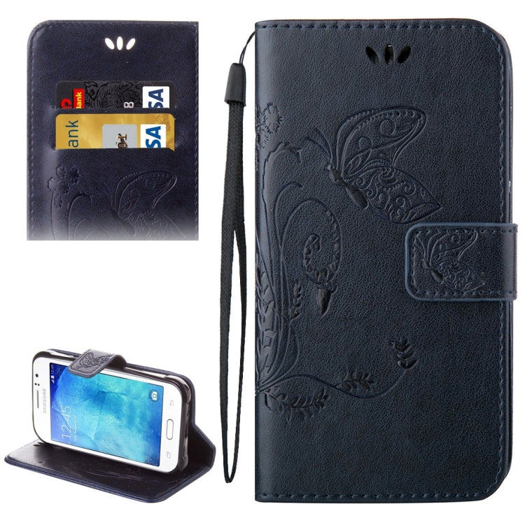 For Galaxy J1 Ace / J110 Crazy Horse Texture Printing Horizontal Flip Leather Case with Holder & Card Slots & Wallet & Lanyard