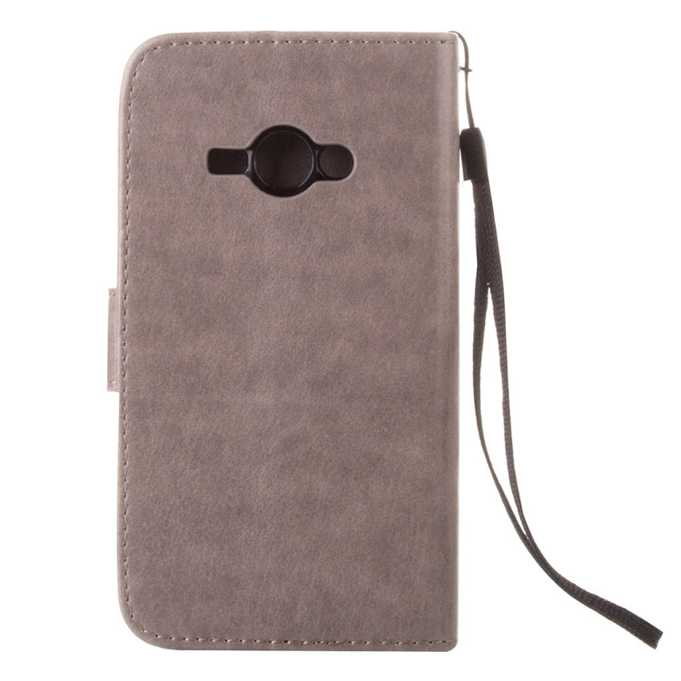 For Galaxy J1 Ace / J110 Crazy Horse Texture Printing Horizontal Flip Leather Case with Holder & Card Slots & Wallet & Lanyard