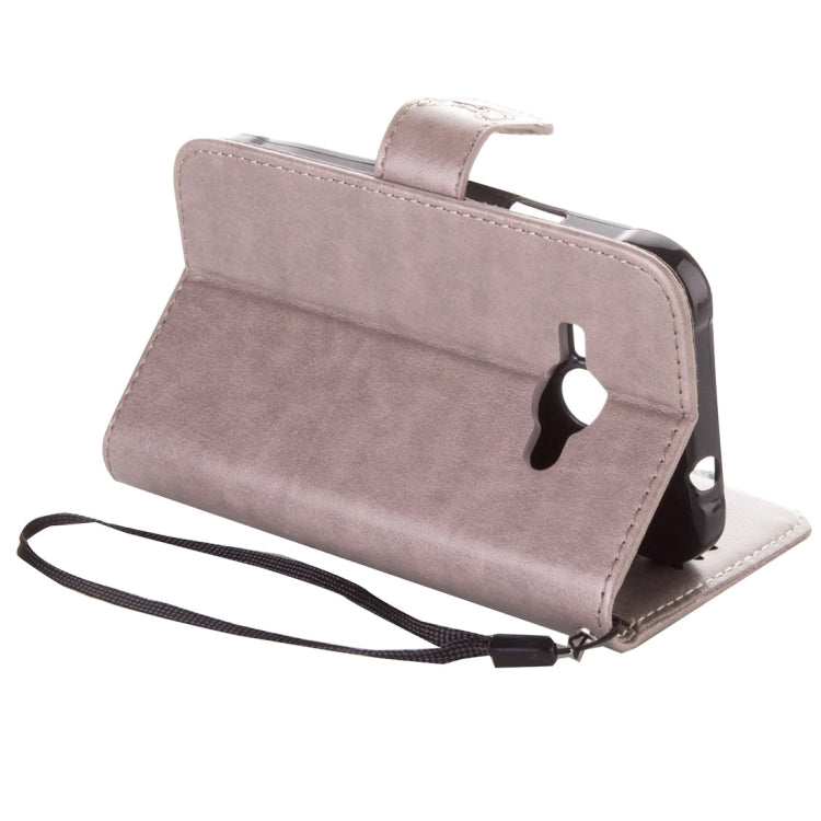 For Galaxy J1 Ace / J110 Crazy Horse Texture Printing Horizontal Flip Leather Case with Holder & Card Slots & Wallet & Lanyard