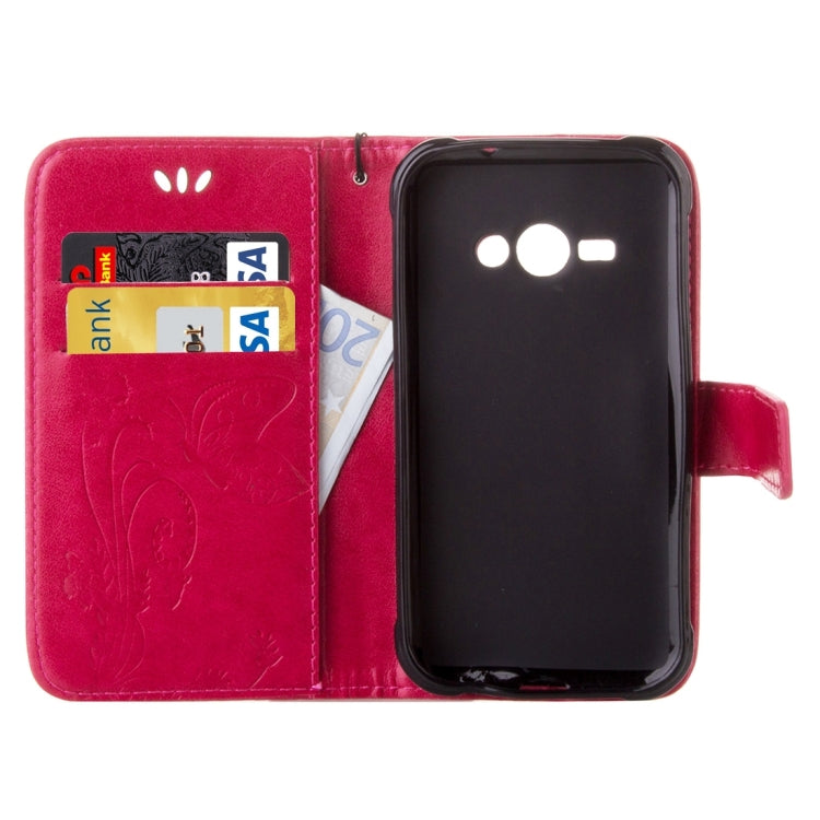 For Galaxy J1 Ace / J110 Crazy Horse Texture Printing Horizontal Flip Leather Case with Holder & Card Slots & Wallet & Lanyard