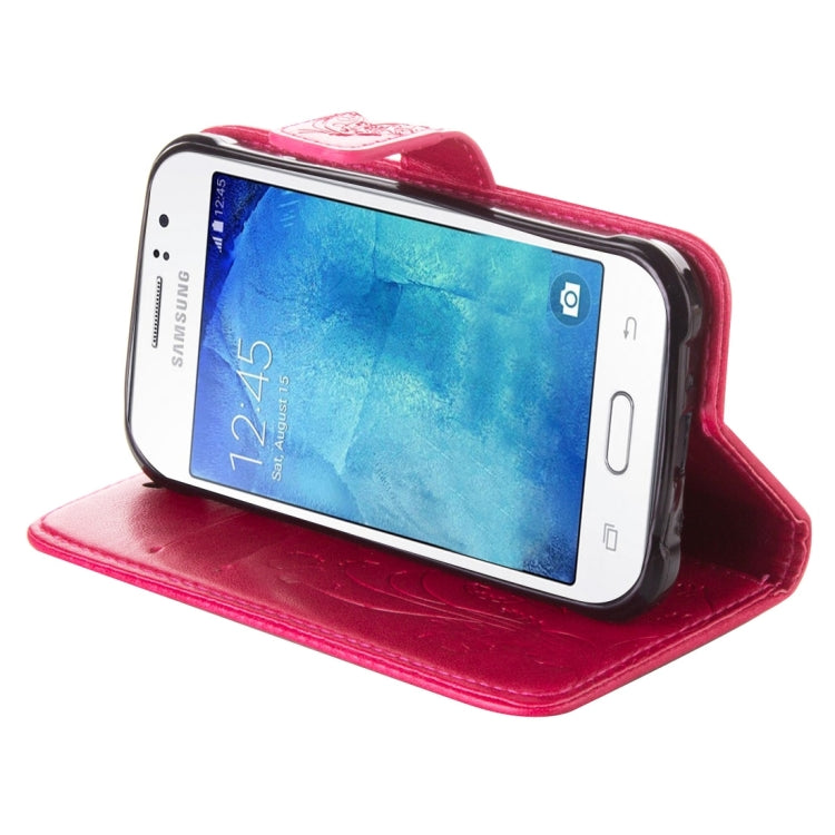For Galaxy J1 Ace / J110 Crazy Horse Texture Printing Horizontal Flip Leather Case with Holder & Card Slots & Wallet & Lanyard